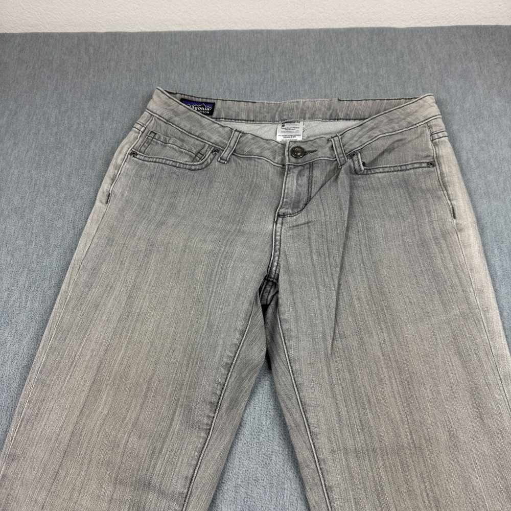 Patagonia Jeans Womens 29X30 Gray Low-Rise Straight Denim Organic Cotton 56931 - Picture 2 of 15